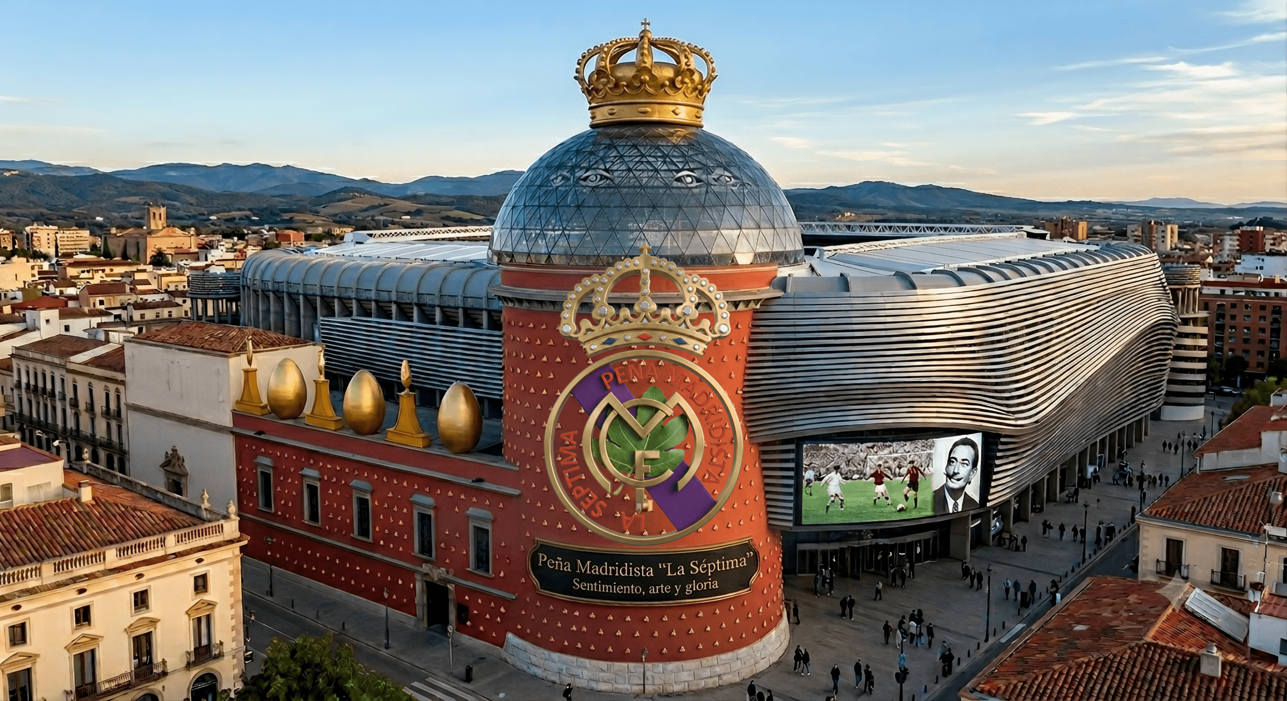 Integración Estadio Santiago Bernabéu y Museo Dali