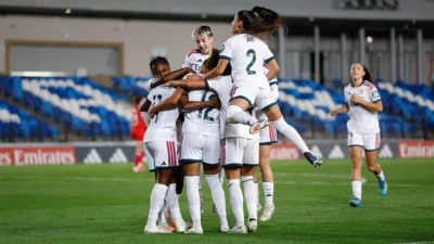 Concnetración de las jugadoras del Real Madrid para la octava jornada de la Liga F