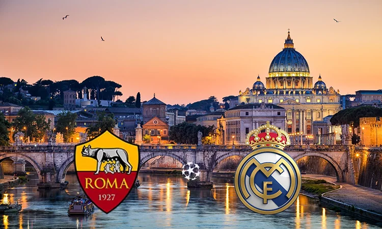 Jornada de Champions Roma Real Madrid